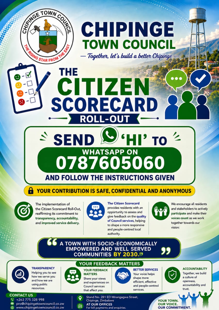 Citizen Scorecard roll-out public participation notice